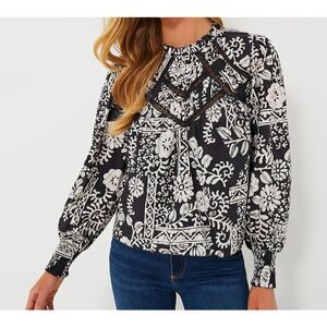 NWT Tuckernuck LOVE THE LABEL Amaya Print Brighton Top sz Medium